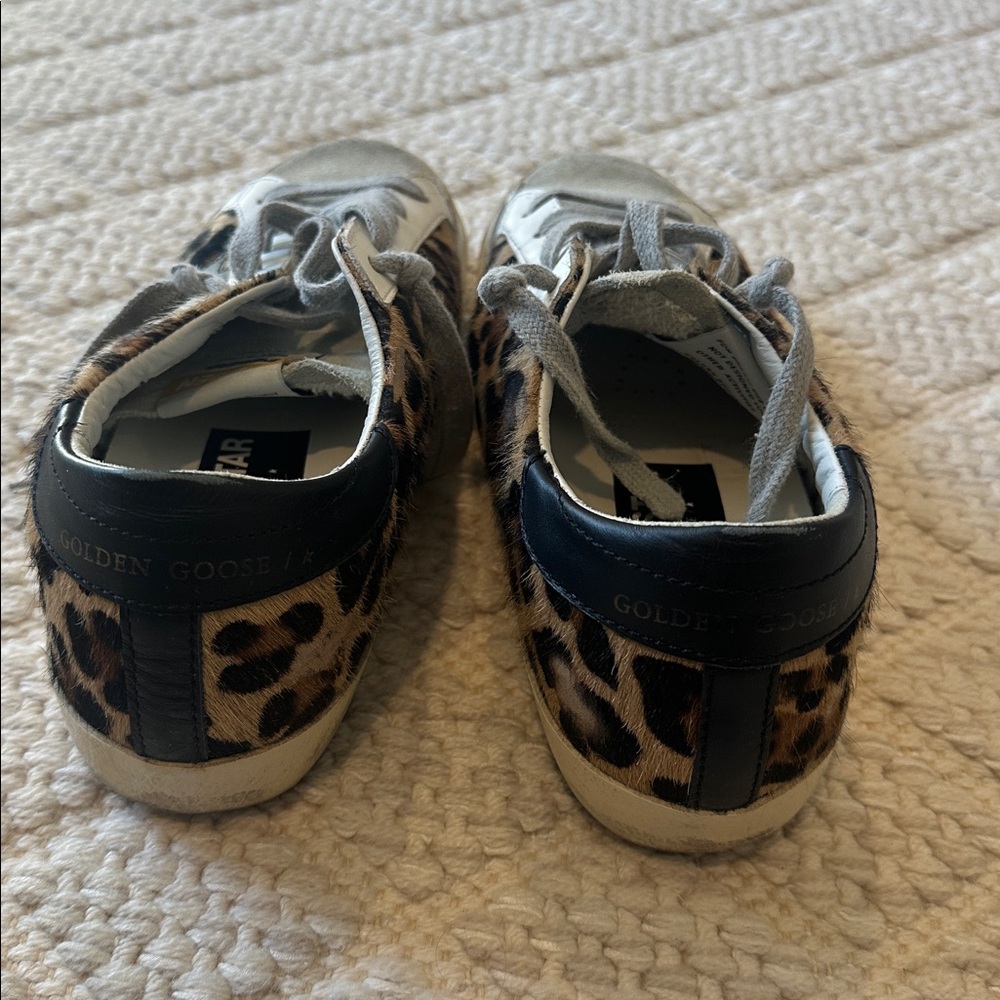 Golden Goose- Super- Star in Leopard print leather- Size- 37 - Picture 5 of 5